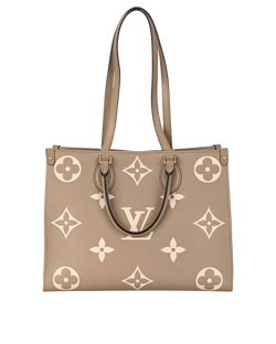 On The Go MM, Empreinte Leather, Mono, Taupe, NFC, 2*